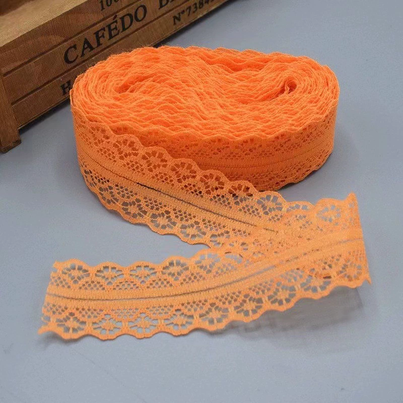 Lace Trim Model 1658-2, Polyester, 3 cm Width, 400 yd Roll, 30 Colors