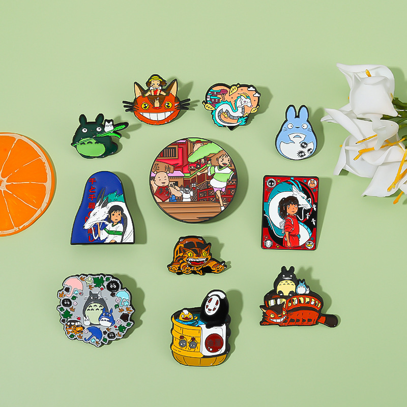 Cute Cartoon Character Alloy Enamel Unisex Brooches