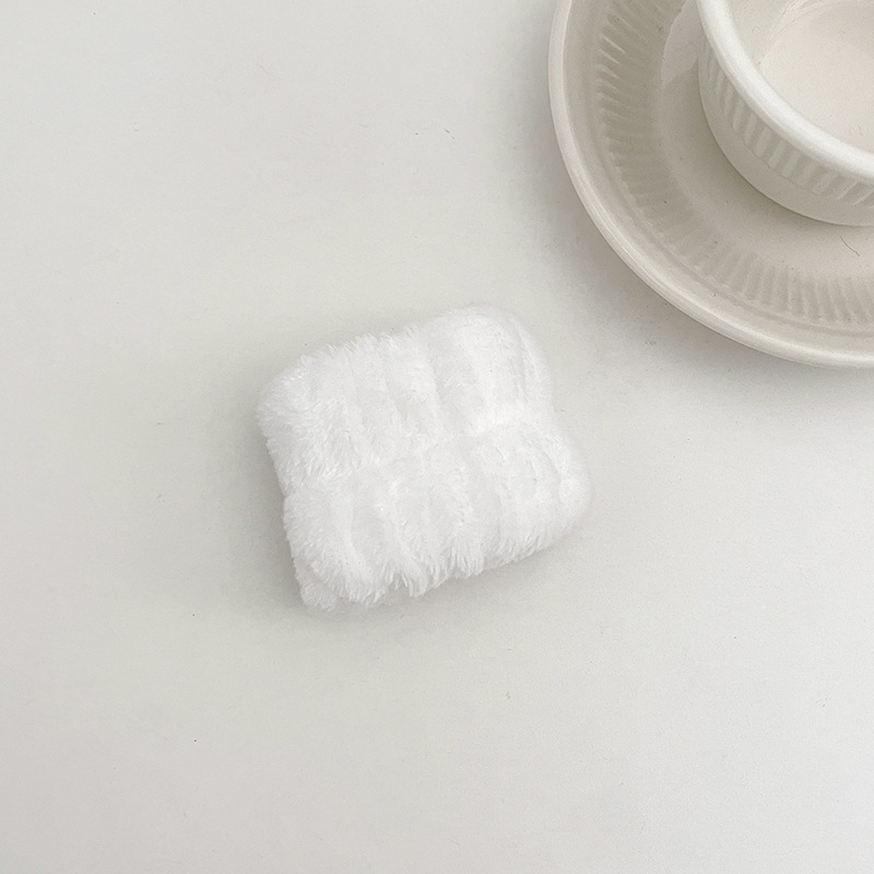 Mangas Arteque absorbente de agua a prueba de humedad Lavado facial femenino Pulsera Lavado Manga a prueba de salpicaduras Ejercicio Pulsera de limpieza de sudor Lazo para el cabello de felpa