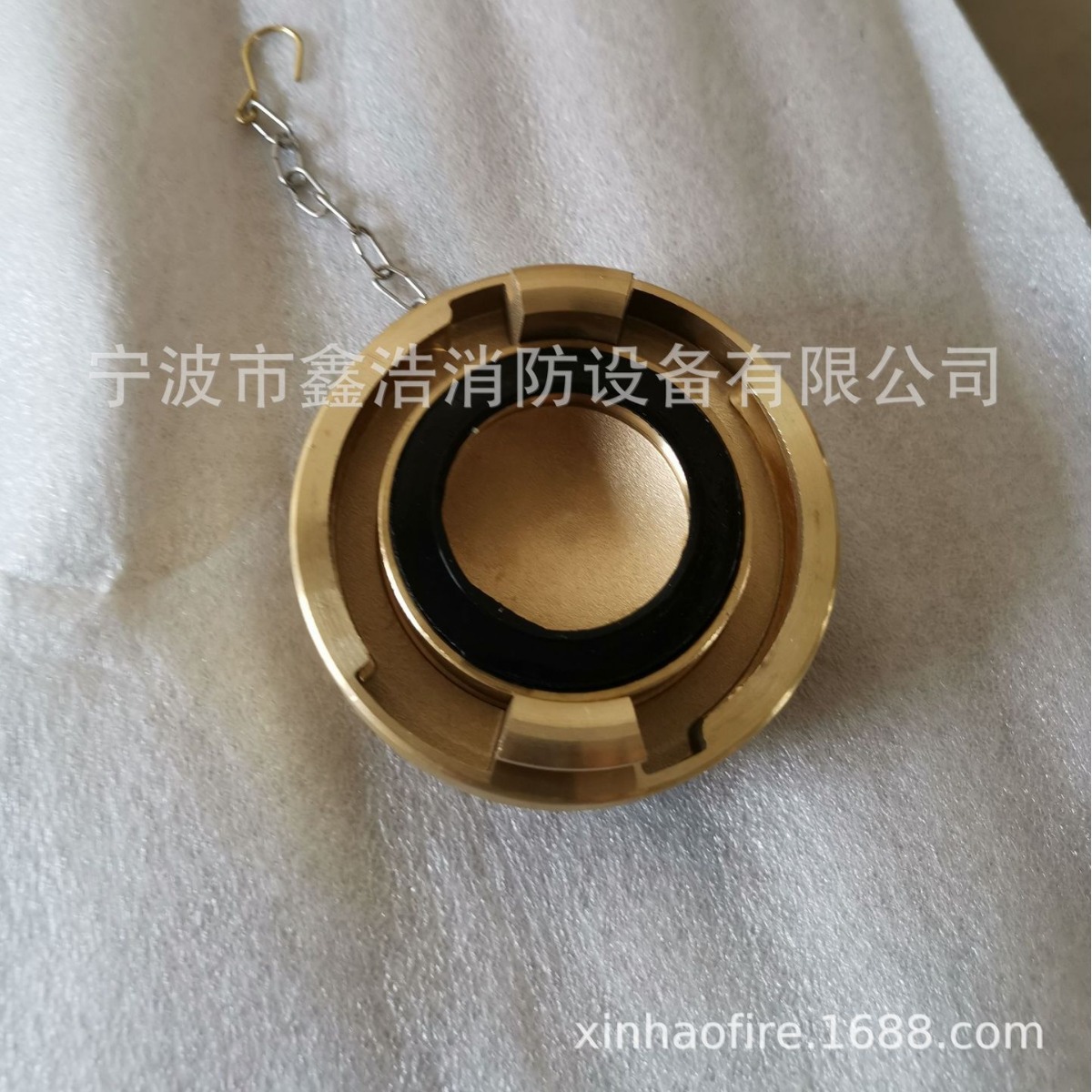 德式闷盖 STORZ黄铜闷盖 带链条闷盖 堵头闷盖