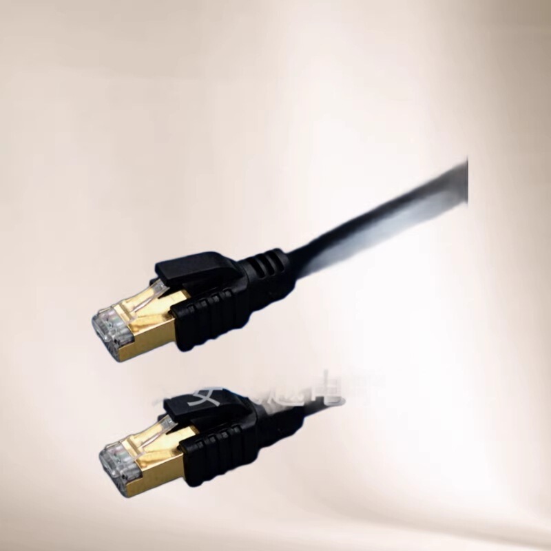 10g 40GBPS Gold-plated Crystal Head Double Shielded Category 8 Overfluke Test Jumper