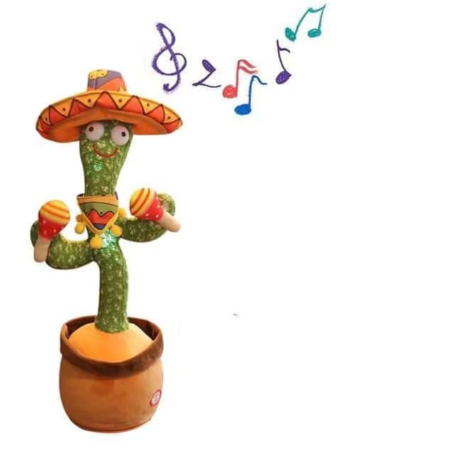 Suministro directo de fábrica TikTok transfronterizo nuevo popular Bobi cactus cantando y bailando juguetes de peluche eléctricos al por mayor