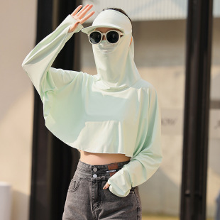 Summer Sun Protection Clothing Women's New Sun Protection Shirt Outdoor Cycling Summer Driving Anti-Uv Thin Breathable Skin Windbreaker