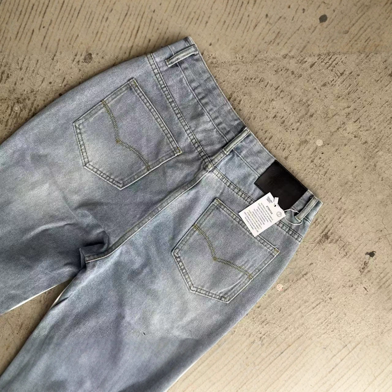 Denim flared trousers, jeans, new collection
