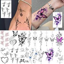 �羳С���º���ϵ���ֱ�����������ˮתӡ������ֽ Temu Tattoos