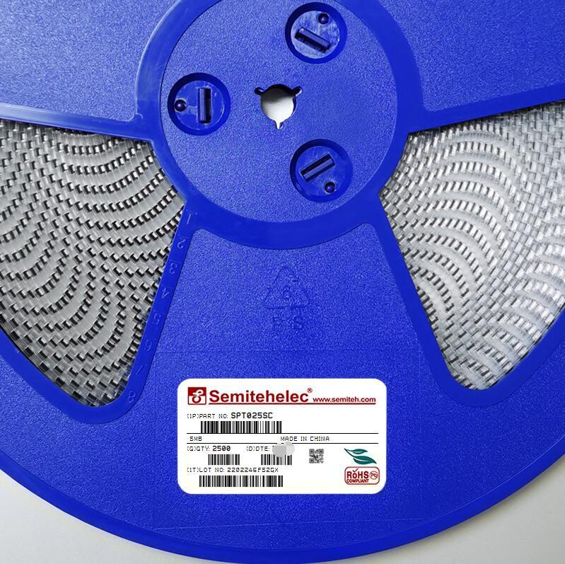 SPT025SC TSS半导体放电管 SMB封装 6KV SEMITEH 全新原装正品