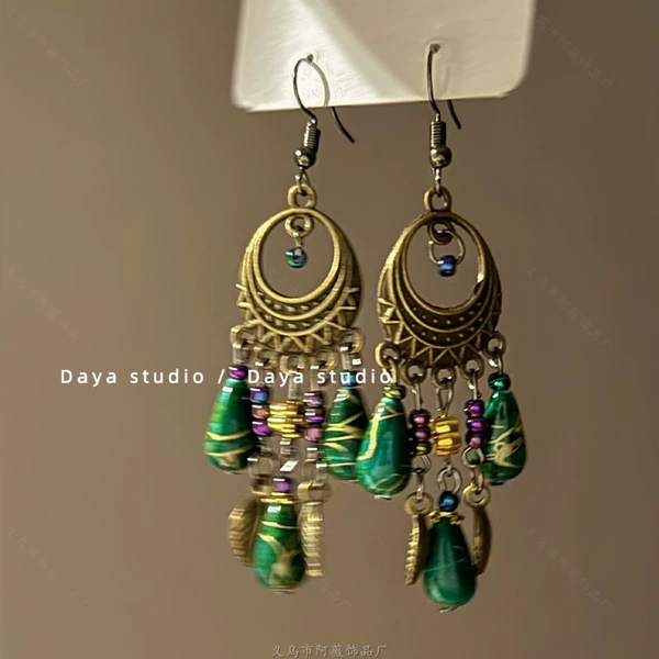 2# ear hook-bronze-green