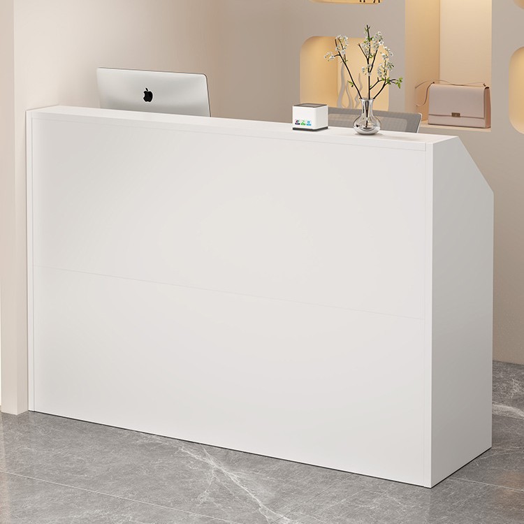 Simple Modern Cashier Counter Bar Small Counter Reception Desk Hair Salon Beauty Clothing Store Supermarket Shop Front Desk