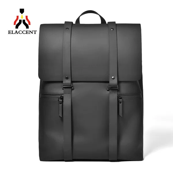Backpack Men's Large Capacity Leather Casual Trendy Computer Backpack Senior high school College Student Commuter Travel Schoolbag