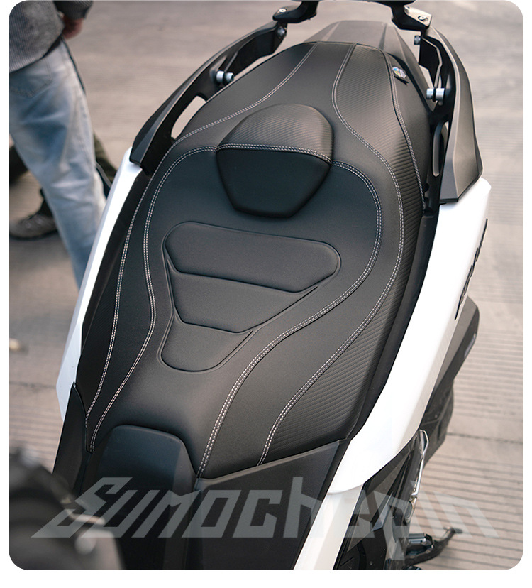 Suitable for 25 Models of Honda Adv350, Modified Seat Cushion Assembly with Upgraded Lumbar Support, Comfortable Waterproof Seat Cushion, Breathable