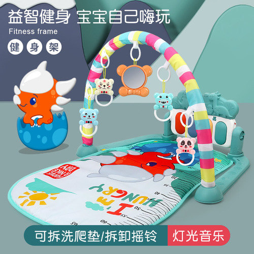 Cross-border baby toy foot piano 0-1 year old newborn intelligence early education 3-6 months baby fitness frame