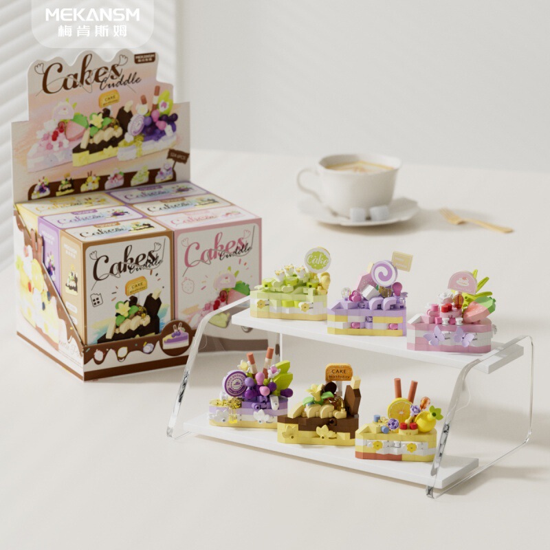 Birthday Cake Ice Cream Children's Educational Assembled Building Blocks Toys Boxed Boys' and Girls' Gifts Wholesale