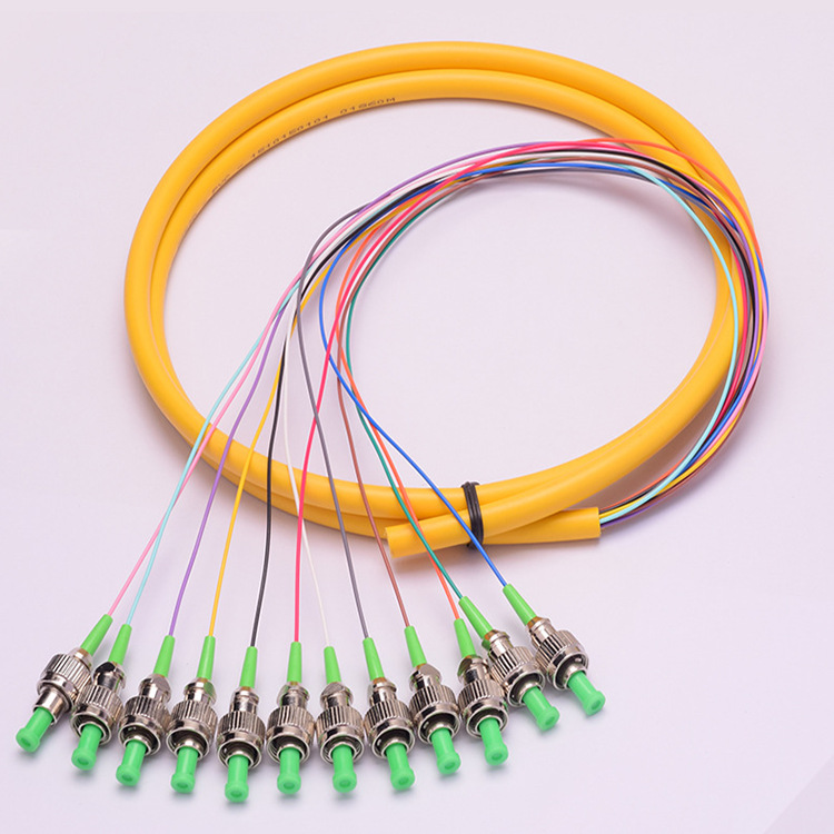12芯束状尾纤fc12芯单模LC/ST/FC/SC束状尾纤1米1.5米尾纤 电信级