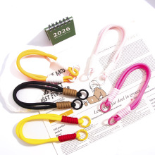 手机挂绳编织短款便携手腕手提包包钥匙挂件防丢手机壳挂绳ins风