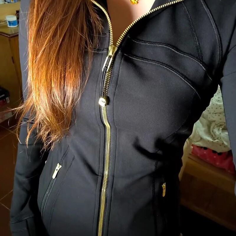lulu原标Define立领夹克金拉链瑜伽服上衣健身服长袖外套女修身款|undefined