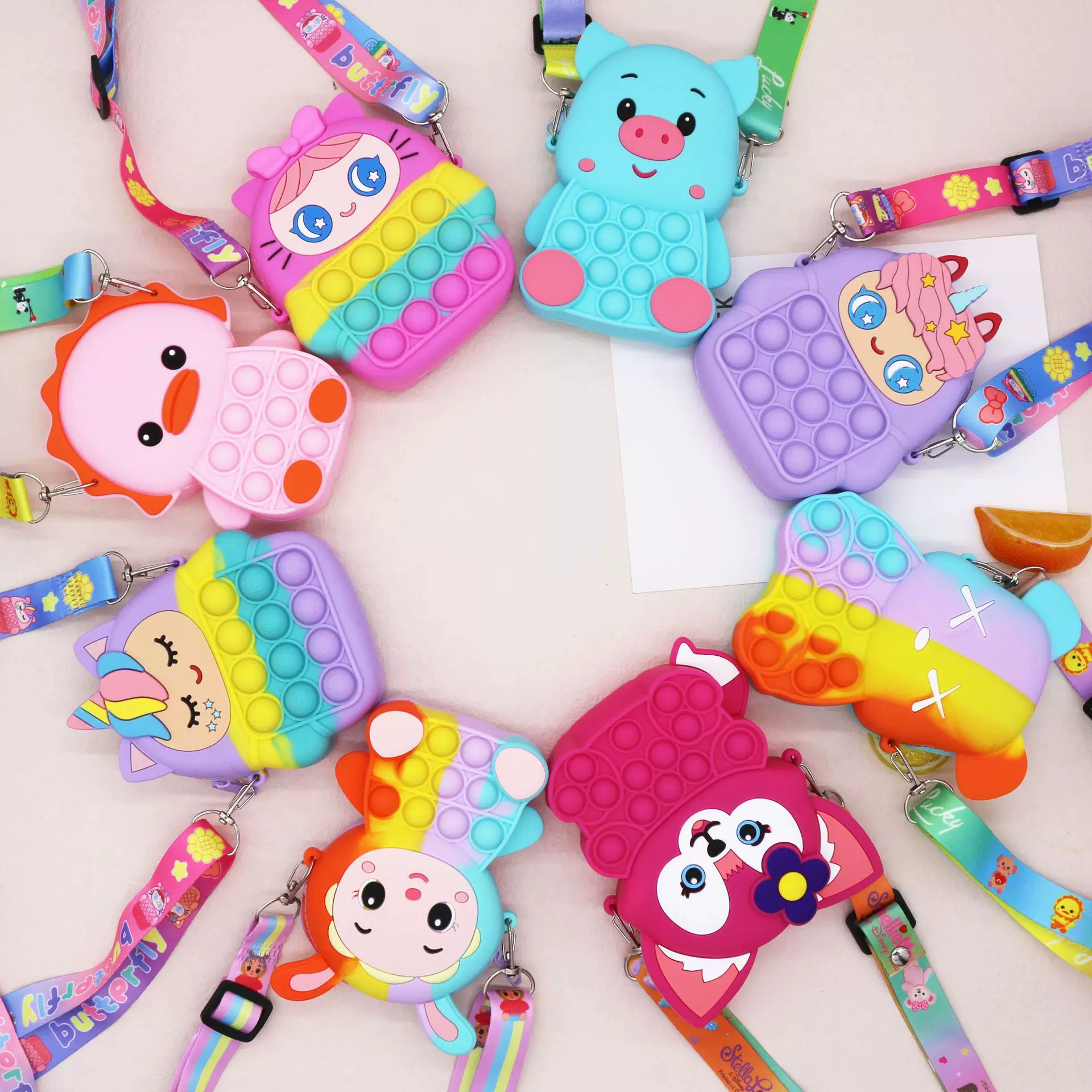 灭鼠先锋单肩包可爱硅胶迷你小包包时尚少女儿童单肩斜挎包