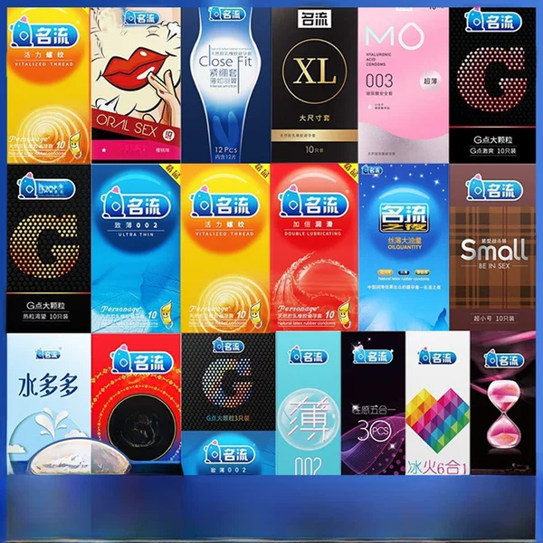 Celebrity Condoms Dynamic Granule Threaded Condoms with Lubricating Points, Ultra-Thin 002, Celebrity Night Stylish Condoms, Smooth and Ultra-Thin