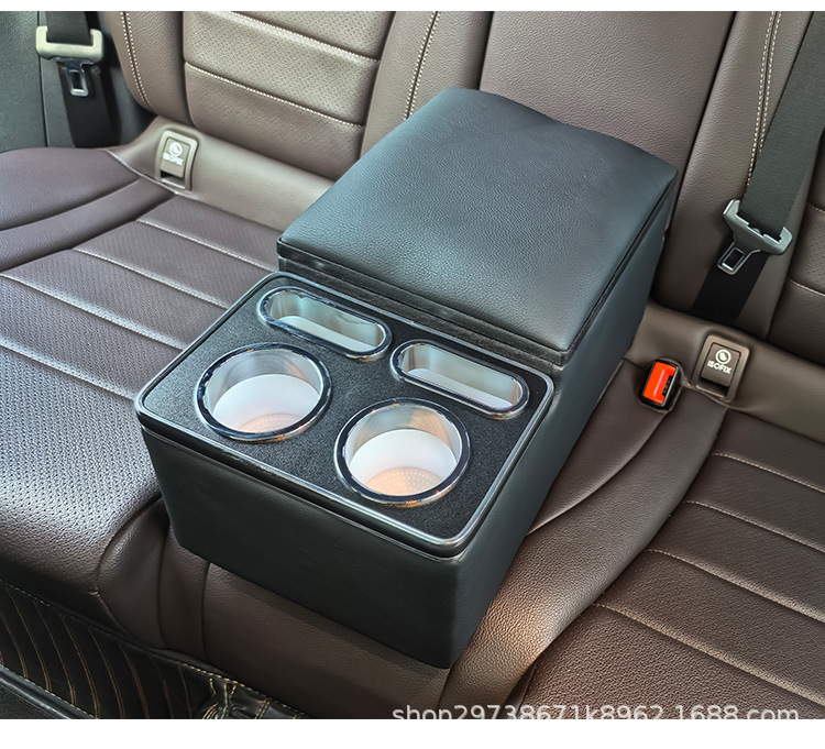 Suitable for All Series of 5-Seat Rear Middle Universal Armrest Box Cruiser Second Row Multi-Function Storage Box Modification
