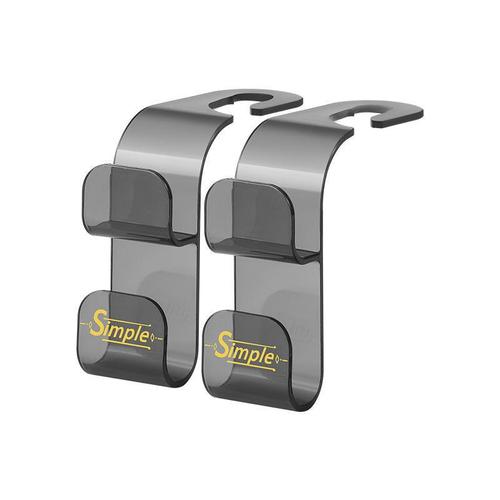 Car double hook multi-functional car rear seat back seat rear seat hook storage hook can hang mobile phone and tablet