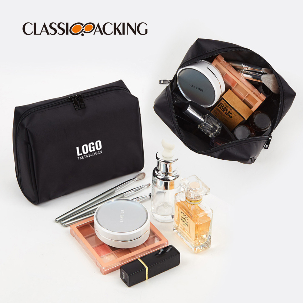 Fábrica al por mayor de gran capacidad de almacenamiento de cuidado de la piel bolsa Multifuncional-El logotipo del bolso del lápiz labial del embrague de las mujeres se puede imprimir