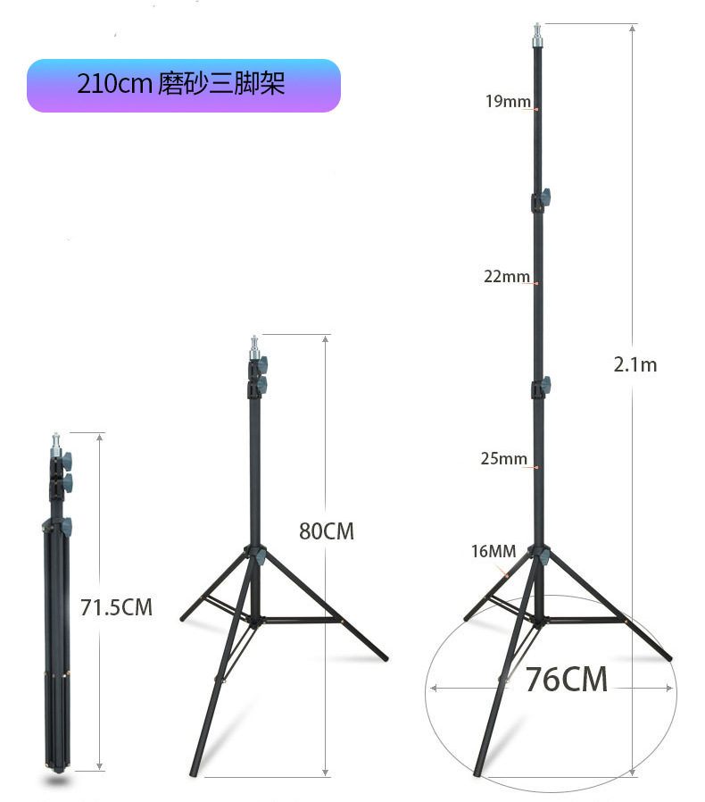Soporte para teléfono móvil, cámara, trípode universal, video, soporte para selfies de escritorio, clase en línea, soporte para transmisión en vivo para teléfono móvil perezoso