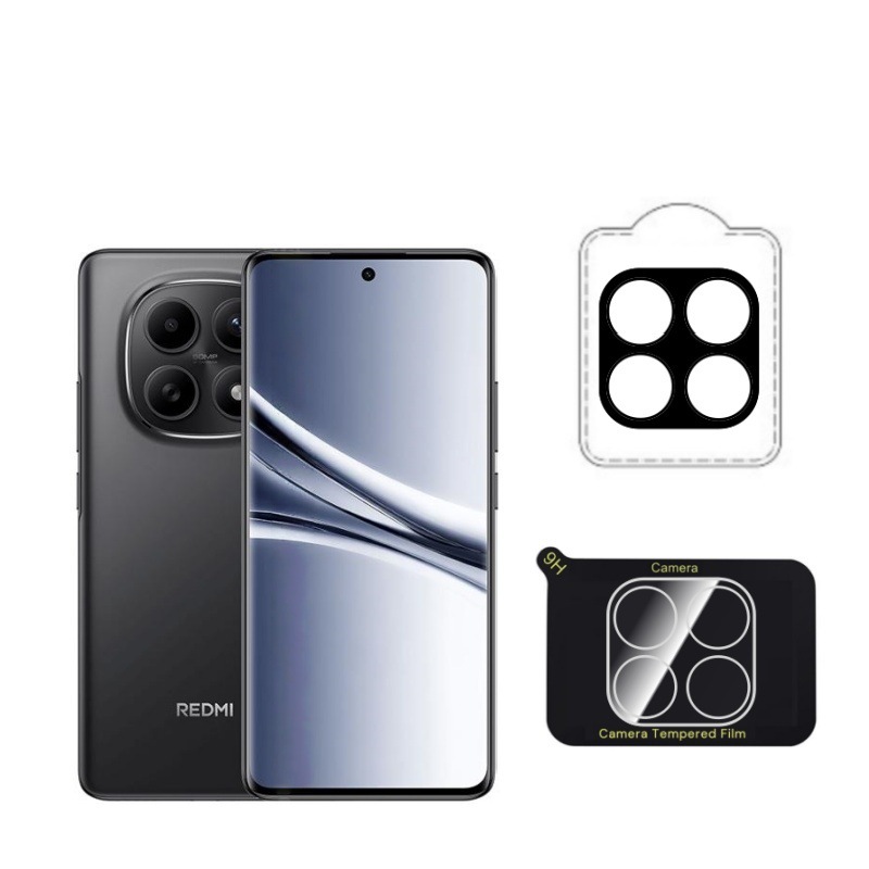 适用Redmi红米note15透明丝印镜头膜15pro+曲面UV边胶防窥钢化膜|undefined