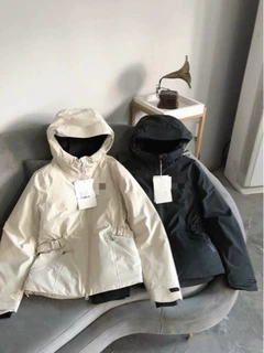 树家2026新款连帽收腰羽绒服女短款显瘦户外保暖鸭绒外套时尚百搭