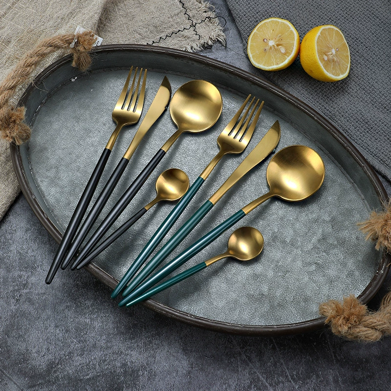 岛奇 Set stainless steel for hotel, creative tableware, 4 piece set