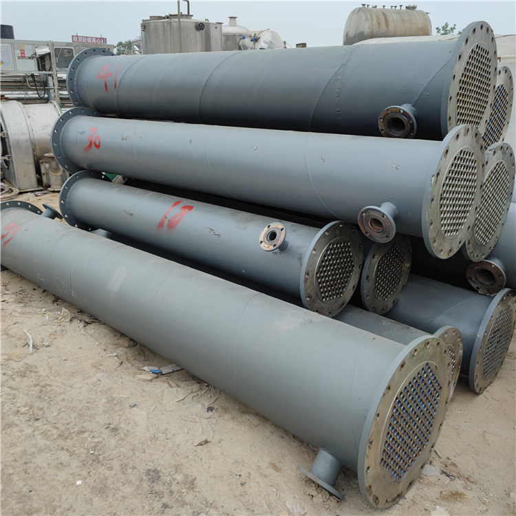 供应现货不锈钢冷凝器 30-50平方列管式冷凝器 工业传热冷凝器