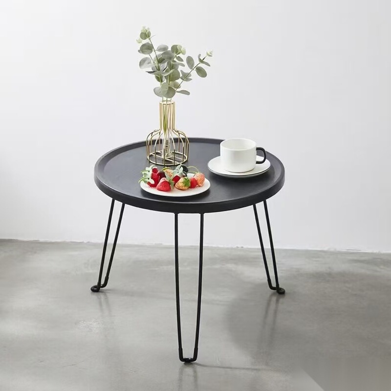 Foldable Sofa Side Table, Bedside Table, Outdoor Camping Portable Table, Household Small Round Table, Mini Balcony Tea Table Foldable Sofa Side Table, Bedside Table, Outdoor Camping Portable Table, Household Small Round Table, Mini Balcony Tea Table