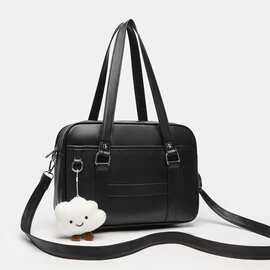 学院风日系JK制服包托特包女二次元斜挎通勤包简约大容量手提包