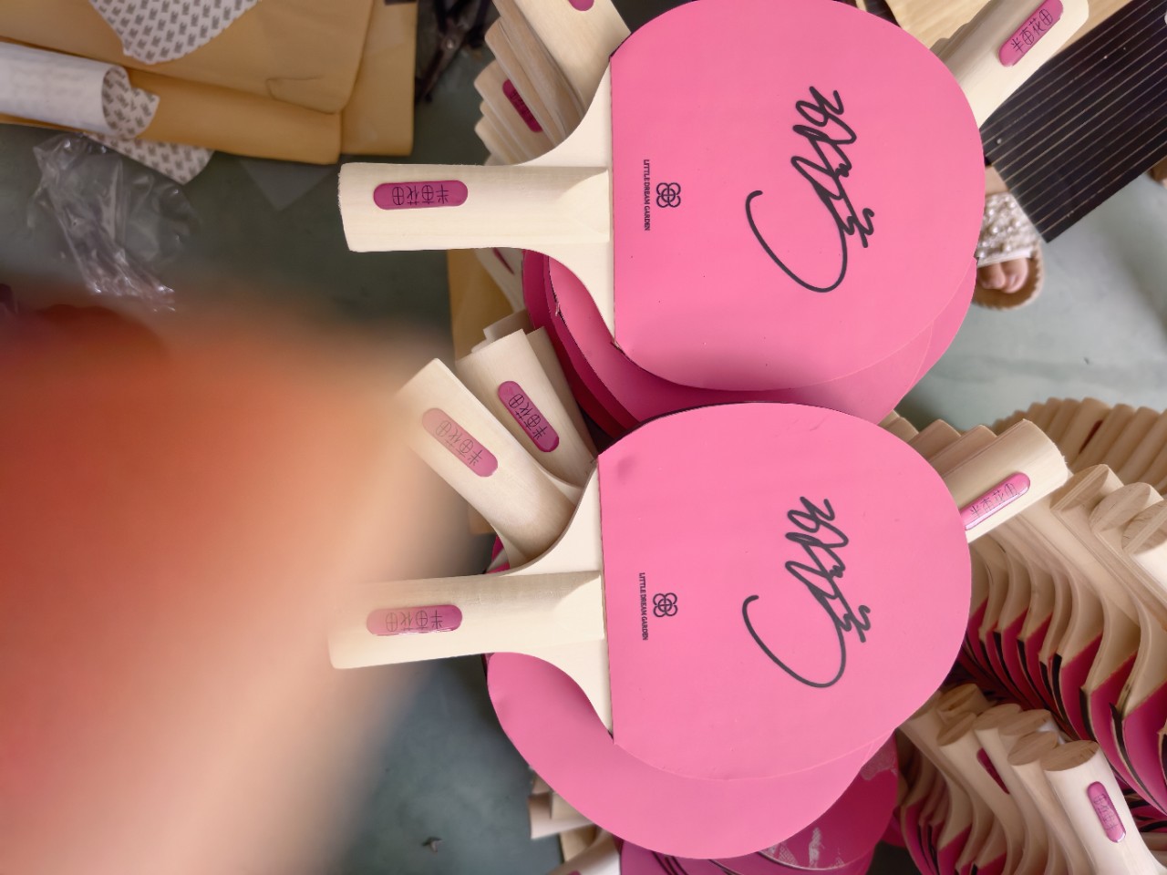 Uv Printed Table Tennis Racket Customized Big Brand Customized Table Tennis Racket Cartoon Cute Table Tennis Racket Sports Racket