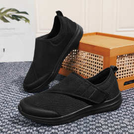 鞋子男春季2025新款休闲单鞋跨境temu代发男鞋shoes魔术贴爸爸鞋