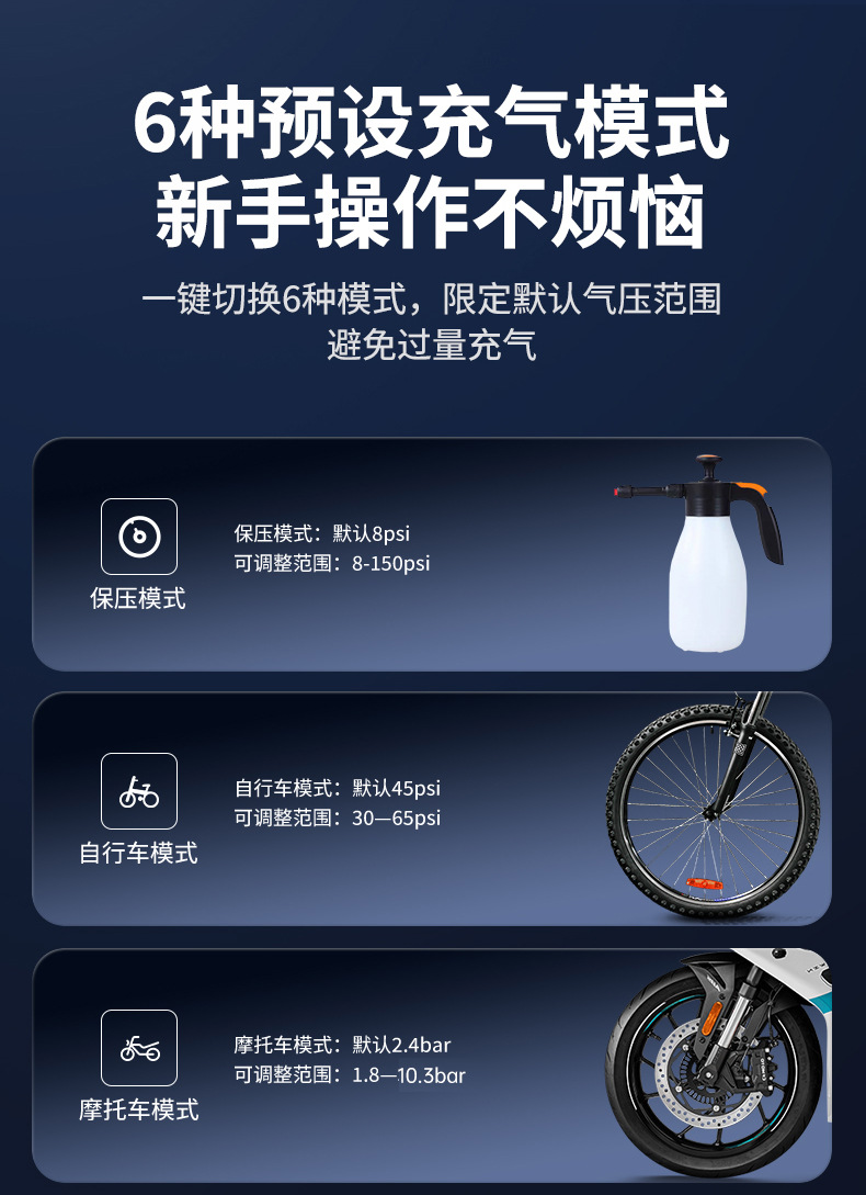 【Qs213】Buwei Inflatable Air Pump Emergency Jump Starter Power Supply Inflatable All-In-One Device with Electric Ignition