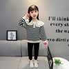 Spring autumn sweatshirt girl's, children's sports set, 2021 collection, western style