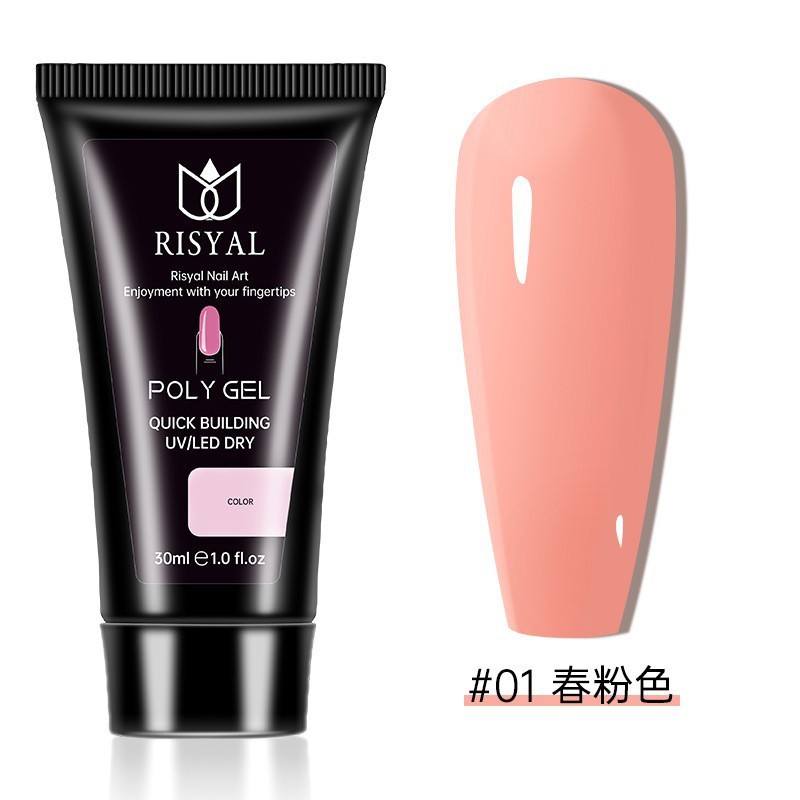 クリスタルエクステンション接着剤ポリジェルペーパーフリートレイクイックエクステンションネイルアート接着剤ゼリー接着剤チューブ光線療法モデル接着剤|undefined