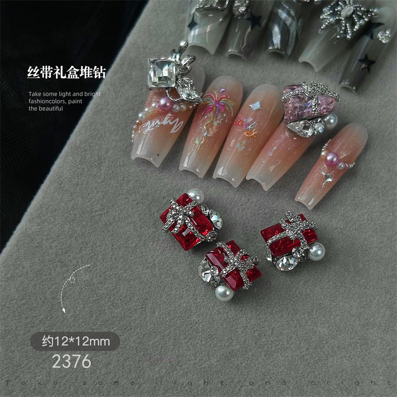 Ribbon Red Rock Sugar Caja de regalo Diamante 2376