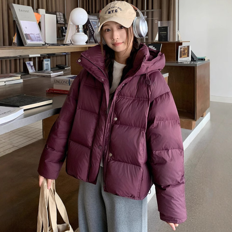 泡芙云朵棉服女2025冬季韩版新款小个子显瘦龟背面包服百搭外套女|undefined