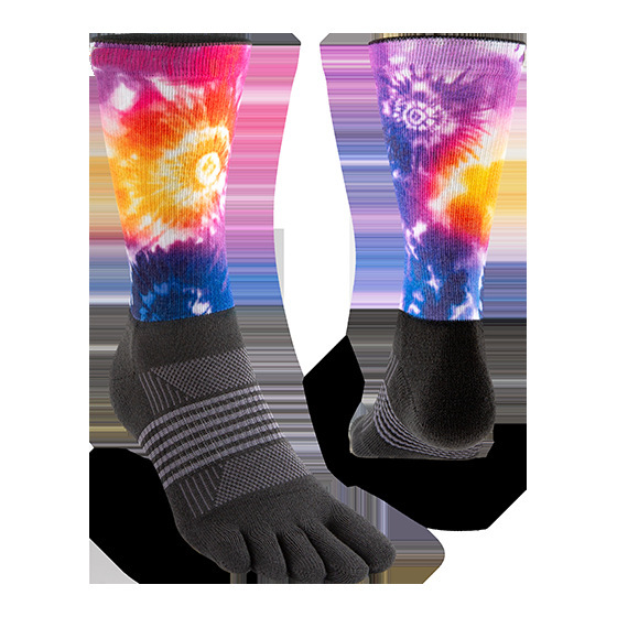 Five-Finger Socks Long Tube Thickeneding Coolmax Outdoor Mountaineering Hiking Professional Marathon Five-Finger Socks