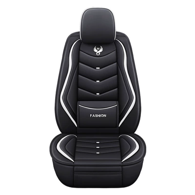 leather cover – Universal seat cover - black-and-white-standard-edition