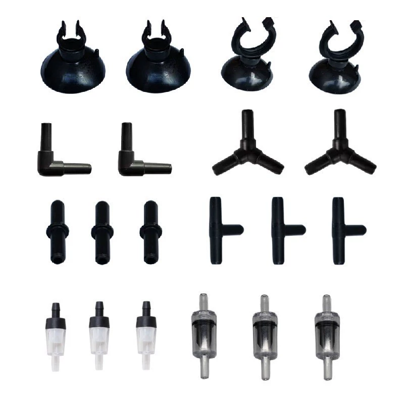 Аксессуары для аквариума Принадлежности для трахеи Ytone кислородный насос L Прямой угол кислородный насос через 4MM