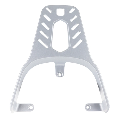 New Niu Electric Scooter Rear Rack, Battery Bike Shelf, Rear Box, Trunk Extension, Rear Hanger, Aluminum Alloy Bracket (Motorcycle trunk) - galaxy-rear-shelfsilver-gray-aluminum