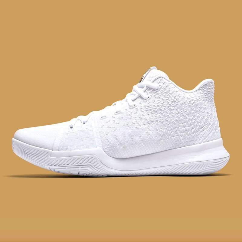 Owen 3 Generation Basketball Women's Men's Shoes Air Cushion Actual Combat Sneakers Uncle Drew Silver Bruce Lee Black and White KYRIE Platinum