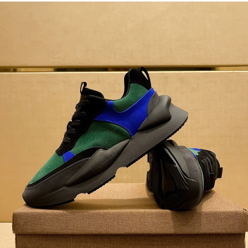 Herren Freizeitschuhe Aus Echtleder Atmungsaktive Sommersneaker_voghion.com