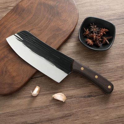 [customized]Chopping knife cook Kitchen knife Wooden handle Vegetable Slicers Chop bone knife kitchen household tool
