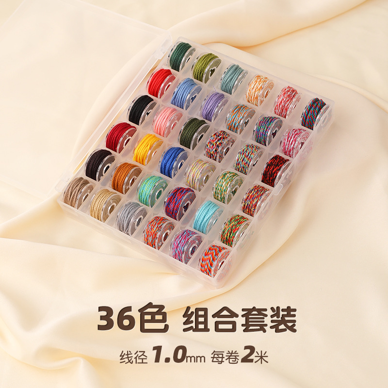 Cen 30m 手でこすった綿糸チベット編みロープ手作り DIY ブレスレット編みロープ多本耐摩耗性チベットロープ|undefined