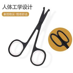 不鏽鋼圓頭鼻毛剪男士修鼻毛剃毛修剪器安全美容工具男女批發廠家