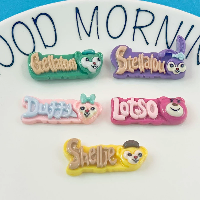 Яркое лицо бренд звезда Dailu Клубника Медведь Письмо чехол для телефона обувь Пряжка шпилька ручной работы материал смолы аксессуары