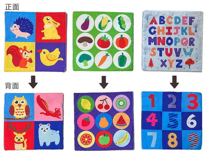 Bebé transfronterizo tejido desgarrable caja de tejido dibujo juguete Montessori bebé dedo ejercicio Educación Temprana calmante juguete