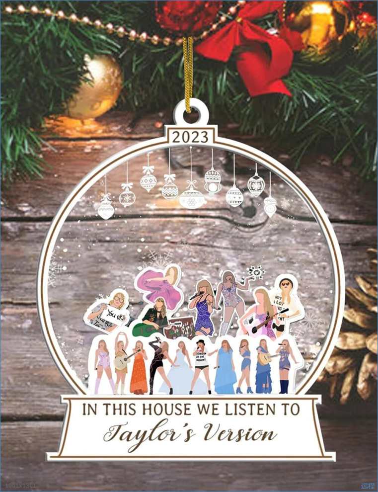 Cruz-frontera nueva Navidad árbol de Navidad decoración adornos coche retrovisor espejo colgante mochila colgante decoraciones para el hogar